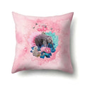 Axyaa Elephant Pattern Polyester Cushion Cover 45x45cm Home Decor Square Pillowcase