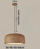 Axyaa Minimalist Wabi Sabi LED Pendant Lamp for Bar Restaurant Chandeliers Décor