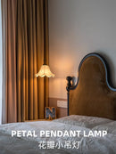 Axyaa French Vintage Fabric Pendant Light for Modern Ceiling Chandelier
