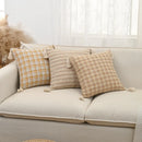 Axyaa Jacquard Tassel Throw Pillowcase for Home Decor