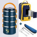 Axyaa Stainless Steel Bento Box Set for Child & Adult Lunch Storage