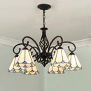 Axyaa Bohemian Stained Glass Pendant Chandelier: Creative Luxury Lighting for Home & Event Spaces