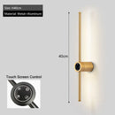 Axyaa Dimmable LED Wall Sconce Touch Screen Control Wall Lighting
