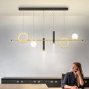 Axyaa LED Chandelier with Spotlights - Luxury Cluster Pendant Light for Dining Room & Kitchen Island