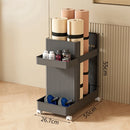Axyaa Gym Equipment Holder with Wheels | Durable Sports Storage Rack for Yoga Mats