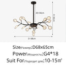 Luxurious Firefly LED Chandelier by Axyaa - Modern Nordic Home Lighting