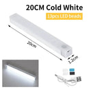 Axyaa Rechargeable Motion Sensor LED Bar Lights for Kitchen Cabinets