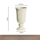 Axyaa Tall Bell Ceramic Vase Desktop Ornament Living Room Dining Table Flower Arrangement