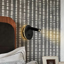 Axyaa LED Adjustable Reading Wall Lamp with Switch for Bedroom Bedside Lighting