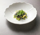 Axyaa 8-Inch Ceramic Soup Bowl | White Tableware for Fruit, Salad, and Vegetables