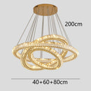 Axyaa Luxury Crystal Chandelier Pendant Light for Living Room and Bedroom
