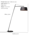 Axyaa Nordic Fishing Floor Lamp Modern LED Standing Light