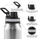 Axyaa Stainless Steel Vacuum Insulated Travel Mug - Portable Double Wall Flask Tumbler Bottle