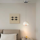 Axyaa LED Cream Pendant Light Modern Indoor Chandelier Dining Room Decor