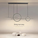 Axyaa Long LED Pendant Light for Dining and Living Room Decor