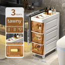 Axyaa Slim Storage Cabinet: Multi-Layer Side Rack & Organizer for Narrow Spaces