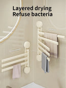 Axyaa Rotating Towel Rack | Bathroom & Kitchen Shelf Towel Rod