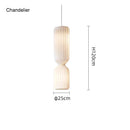 Axyaa Nordic Fabric Ceiling Pendant Chandelier for Living Room and Bedroom