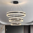 Axyaa Circular Ring Chandelier – Minimalist High-End Style Dining Room Living Room Light