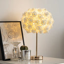 Axyaa Rose Table Lamp: Modern, Elegant, Bedroom Bedside Light for Romantic Atmosphere