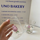 Axyaa 3D Pink Glass Rose Wine Glasses Set - Lovely Household Gift