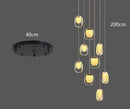Axyaa Nordic Pendant Lamp for Dining Room - Indoor Lighting Chandelier for Living Room