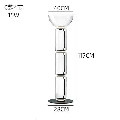 Modern Nordic Chandelier for Dining Room by Axyaa - Glass Jars Led Pendant Light