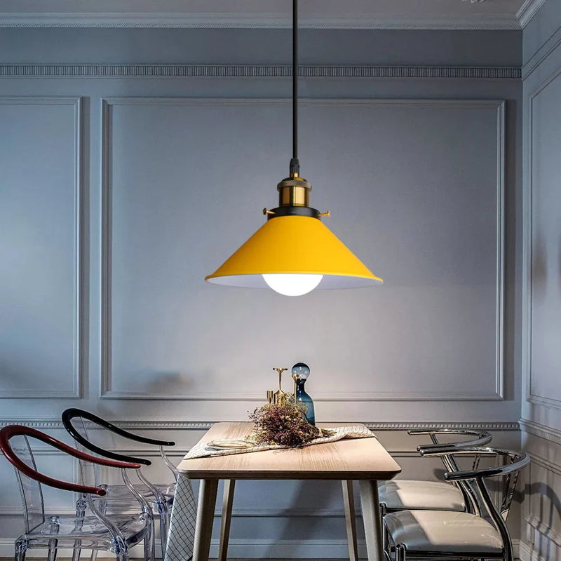 Axyaa Retro Chandelier Pendant Light for Living Room Ceiling - Industrial Style