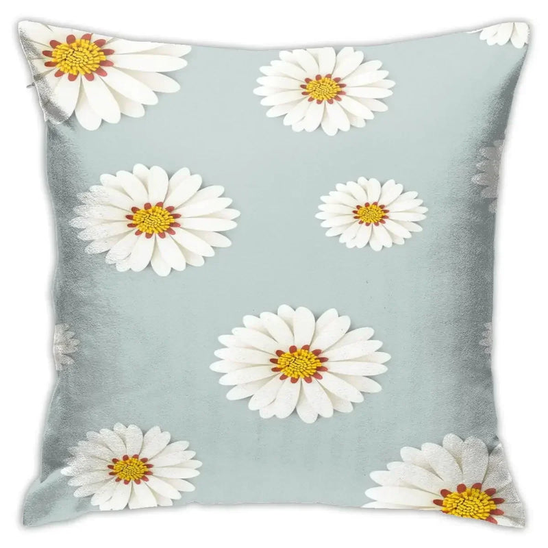 Axyaa Chrysanthemum Pattern Pillowcase for Home Garden Decoration