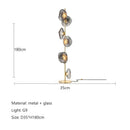 Axyaa Minimalist LED Floor Lamp for Living Room Hotel Bedroom Bedside Standing Lights