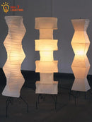 Axyaa Akari Japanese Rice Paper Floor Lamp LED E27 Bedroom Living Room Chandelier