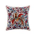 Axyaa Retro Embroidered Square Sofa Pillows for American Rustic Style Décor