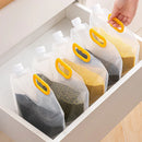 Axyaa Reusable Storage Bags with Handle and Nozzle, Leak Proof Freezer Bag