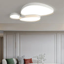 Axyaa Modern Round LED Ceiling Lamp Dimmable Lighting for Living Room Bedroom Study