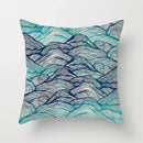 Axyaa Geometric Datura Bohemian Style Wreath Seat Pillow Cover