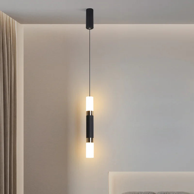 Axya Black LED Pendant Light for Bedroom Dining Room Kitchen Decor