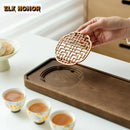 Axyaa Walnut Wood Tea Tray for Serving Chinese Tea Set