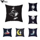 Axyaa Cosmic Space Style Cushion Cover 45X45cm