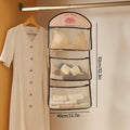 Axyaa Hanging Mesh Storage Bag - Multi-Purpose Closet Organizer