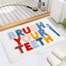 Axyaa Microfiber Non-Slip Kids Bathroom Rug - Water Absorbent, Cute Design