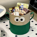 Axyaa Big Eye Laundry Basket: Foldable Hamper for Bathroom Storage & Kids' Toys