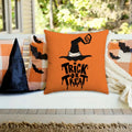 Axyaa Halloween Skull Pumpkin Pillowcase 45x45 - Decorative Cushion Cover