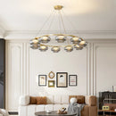 Axyaa Elegant Hall & Dining Room Chandelier - Indoor Ceiling Lights - Stylish Lighting Fixtures