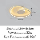 Axyaa LED Ceiling Lamp: Modern Design for Bedroom, Living, Dining Room