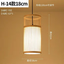 Axyaa Bamboo Woven Chandeliers: Southeast Asian Style LED Lighting for Home Decor