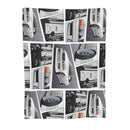 Axyaa Chaser JZX100 x 1JZ Engine Throw Blanket for Stylish Winter Decor