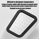 Axyaa Chrome Square Handheld Shower Head - Ultra Strong Water Saving Model