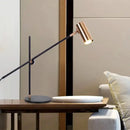 Axyaa LED Desk Lamp with Long Rod Rocker Arm - Nordic Decorative Lighting