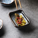 Axyaa Japanese Style Ceramic Seasoning Dish Set for Restaurants and Home