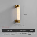 Axyaa Modern Marble Wall Lamp for Bedroom, Dining, Hallway - Retro Minimalist Design